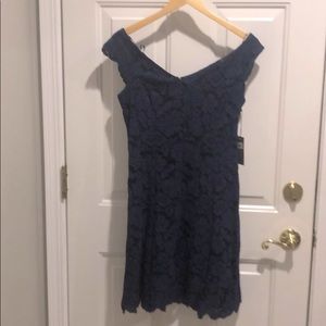 Vince Camuto Blue Lace Dress